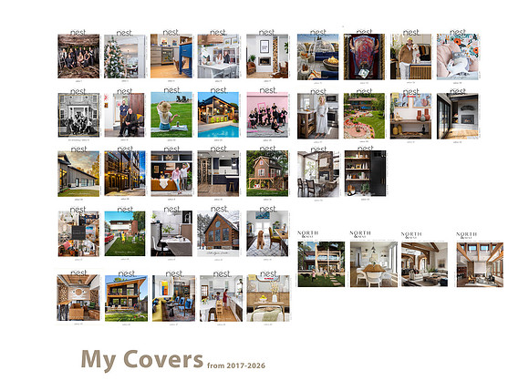 Cover images for Midwest Nest Magazine