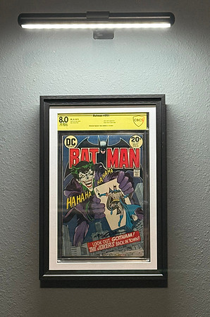 an idea of how to display comics in a gallery