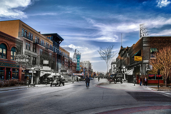 Past and Present 300 Broadway